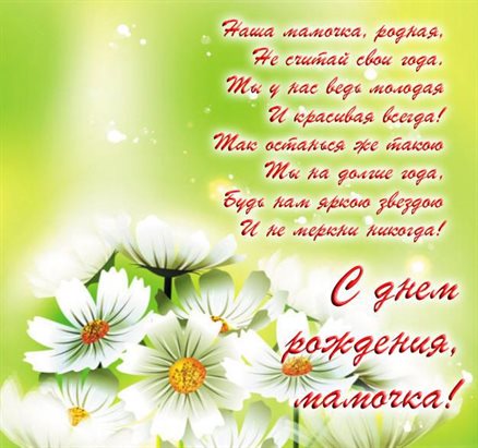 Открытки 45 лет маме с днем рождения